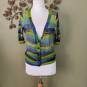 Lightweight button front sweater, sz small